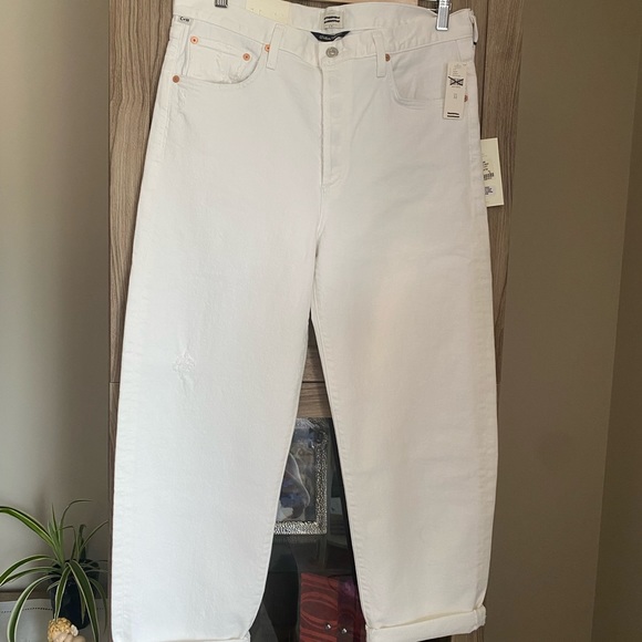 New Citizens of Humanity Dylan Rolled Crop Jeans in Hereafter Size 32 - Picture 3 of 12